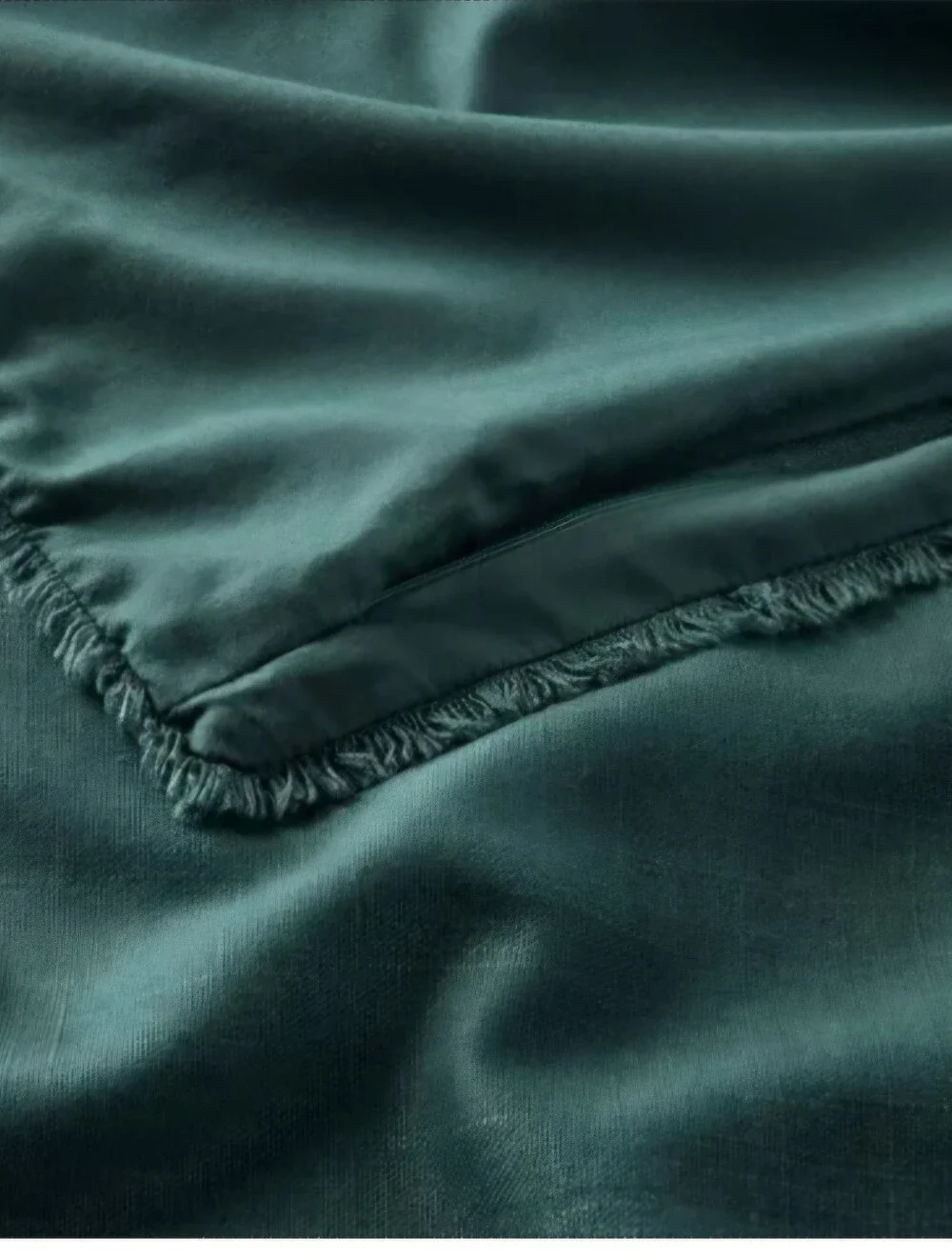 Casaluna King Size Teal Linen Duvet Cover Set - Premium Home Bedding Threshold